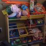 Before - Operation De-Clutter Toy Area   Source of major distraction